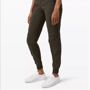 Lululemon Dance Studio Jogger, size 8, dark olive